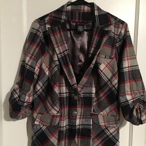 Vintage Torrid Plaid Blazer